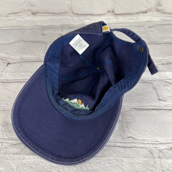 Life Is Good Mountains Adult Baseball Cap Adjustable Distressed Hat Embroidered - Picture 5 of 8